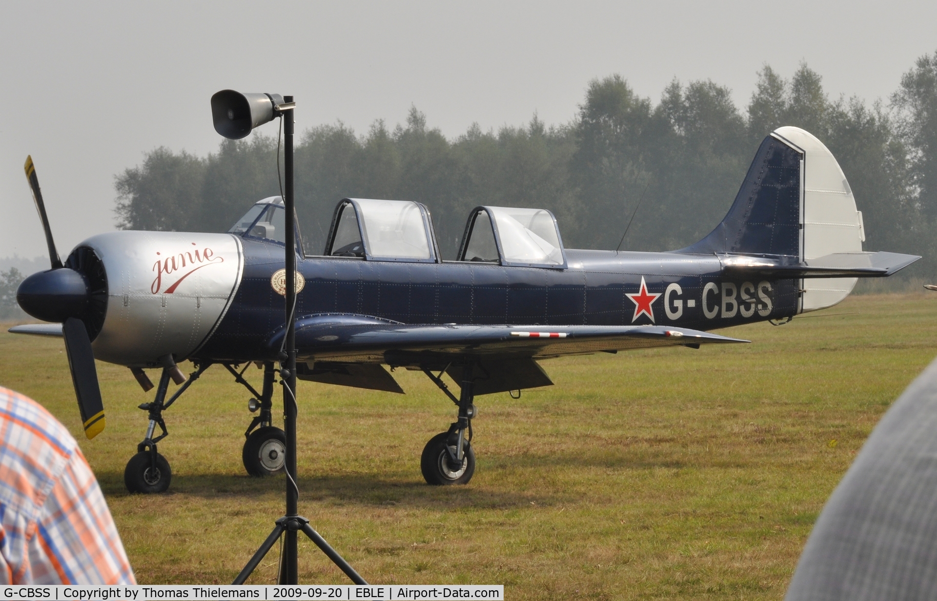 G-CBSS, 1983 Bacau Yak-52 C/N 833707, Sanicole Airshow 2009