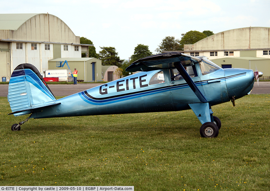 G-EITE, 1946 Luscombe 8F Silvaire C/N 3407, seen @ Kemble vintage flyin