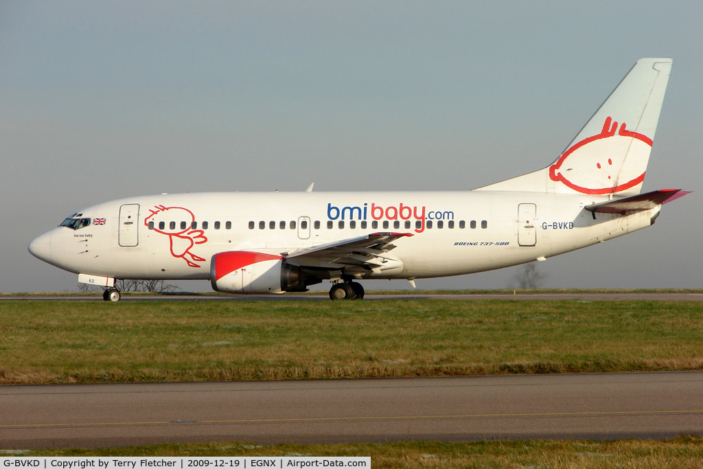 G-BVKD, 1992 Boeing 737-59D C/N 26421, BMI Baby B737 at East Midlands