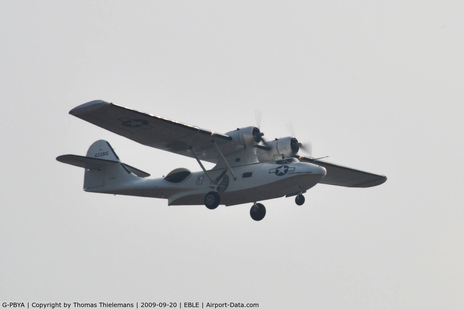 G-PBYA, 1944 Consolidated (Canadian Vickers) PBV-1A Canso A C/N CV-283, Sanicole Airshow 2009