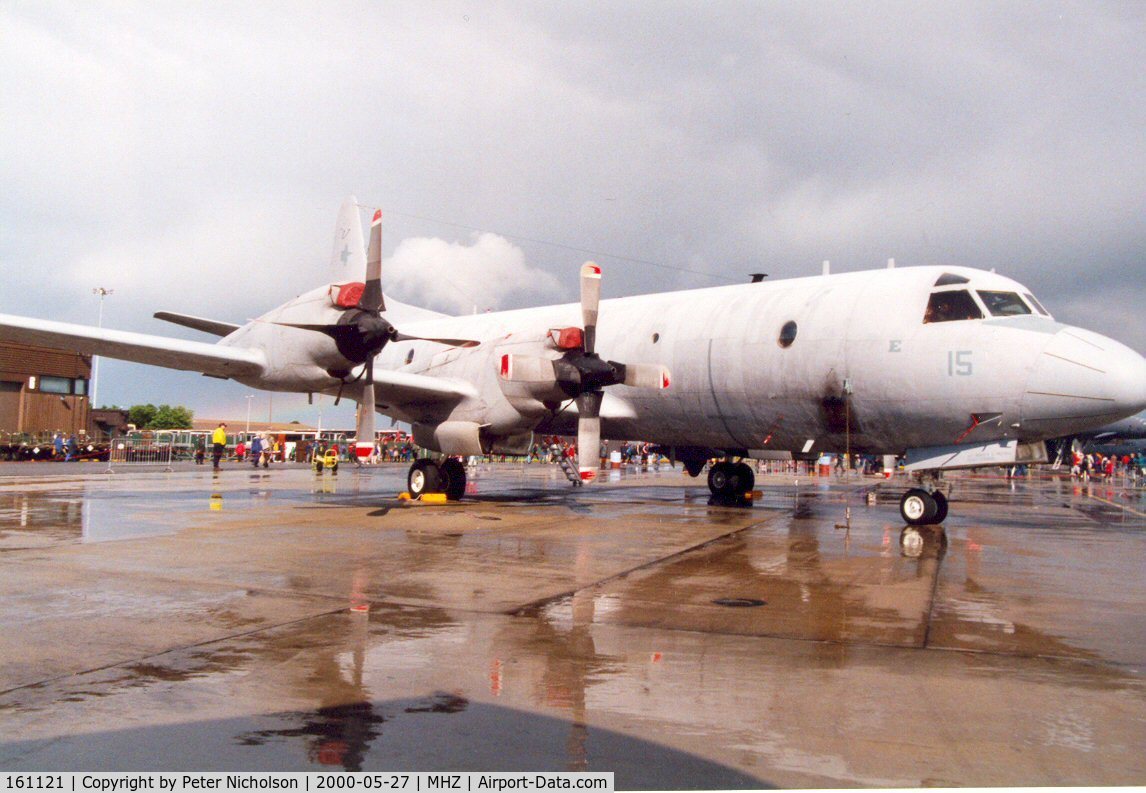 161121, 1980 Lockheed P-3C BMUP+ Orion C/N 285A-5700, Another view of the VQ-2 P-3C Orion in the static park at the Mildenhall Air Fete of 2000.