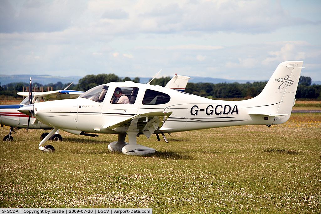 G-GCDA, 2008 Cirrus SR20 G3 GTS C/N 1962, seen @ Sleap