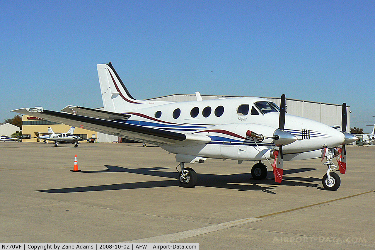 N770VF, 2001 Raytheon Aircraft Company C90A C/N LJ-1641, At Alliance Fort Worth