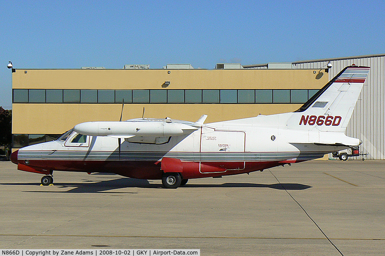 N866D, 1974 Mitsubishi MU-2B-36 C/N 656, At Arlington Municipal