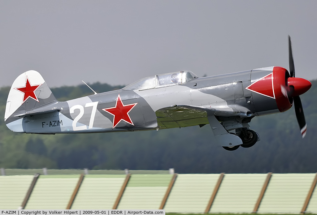 F-AZIM, Yakovlev Yak-3UTI-PW C/N 9/04623, at scn