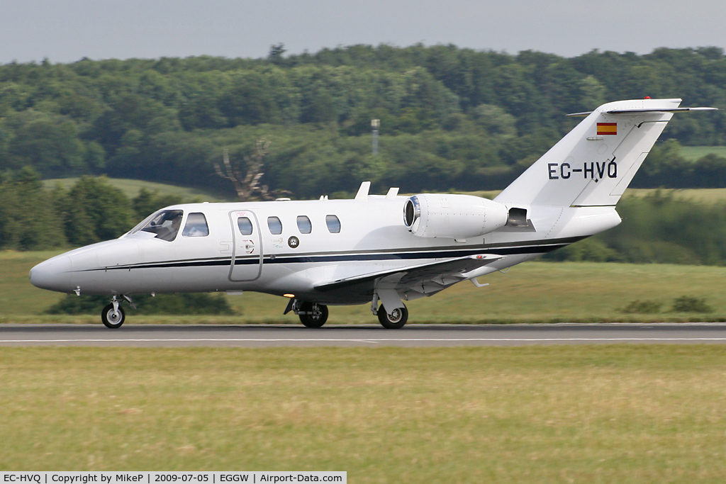 EC-HVQ, 2001 Cessna 525 Citation CJ1 C/N 525-0436, Departure on Runway 26.