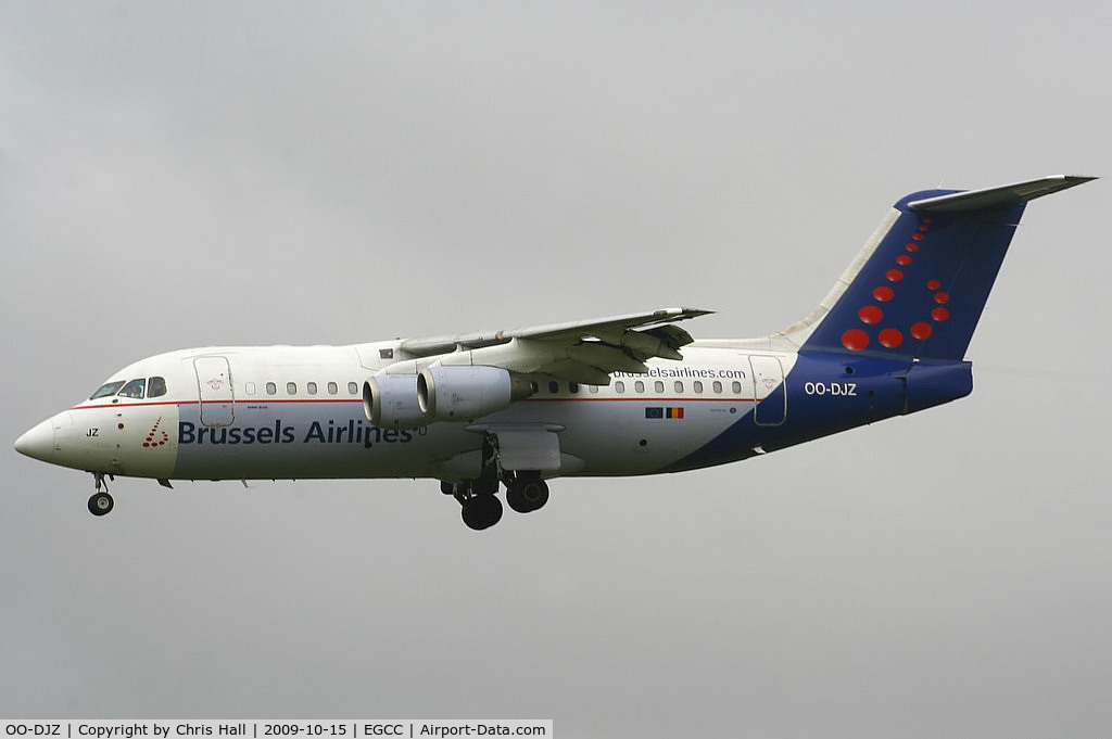 OO-DJZ, 1997 British Aerospace Avro 146-RJ85 C/N E.2305, Brussels Airlines