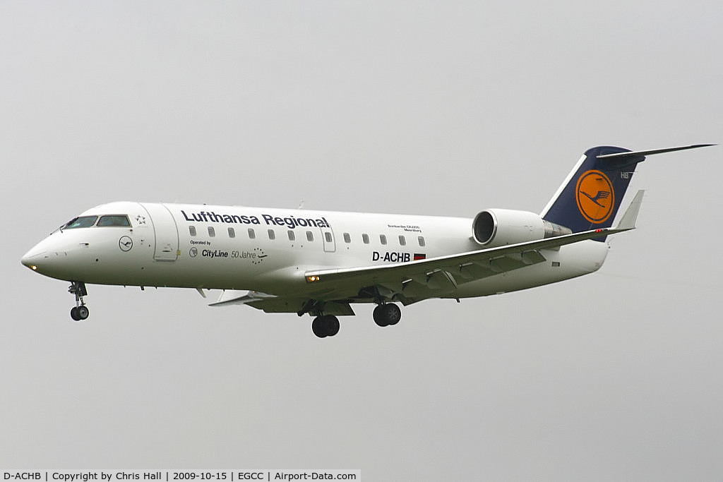D-ACHB, 2000 Canadair CRJ-200LR (CL-600-2B19) C/N 7391, Lufthansa Regional operated by CityLine