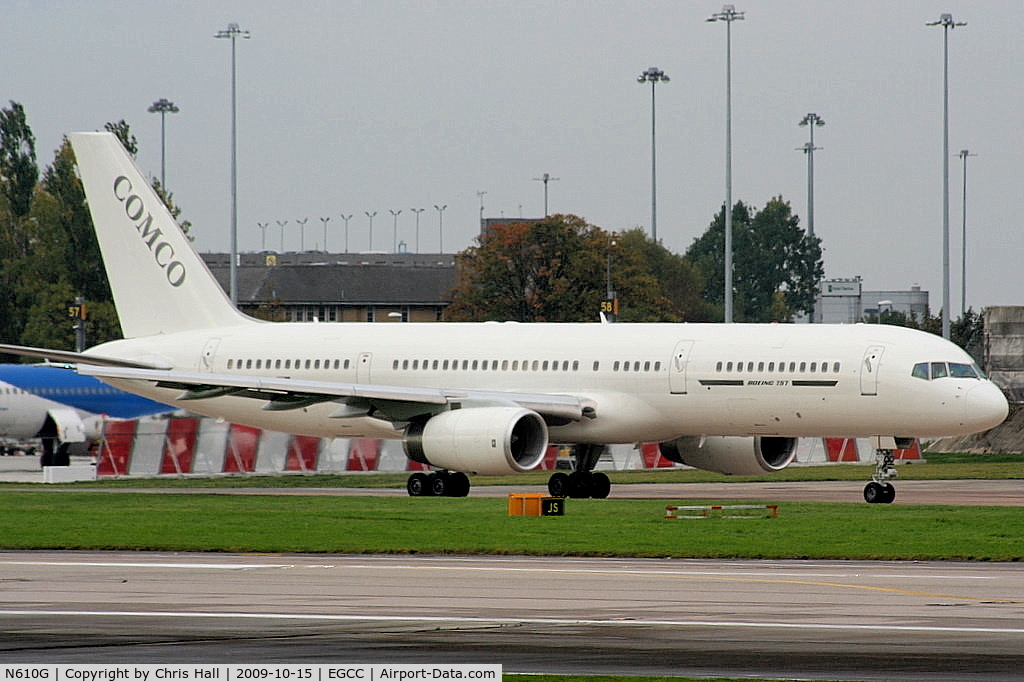 N610G, 1999 Boeing 757-22L C/N 29304, owned by L-3 Capital and operated by Comco, N610G is an alleged CIA-linked aircraft.