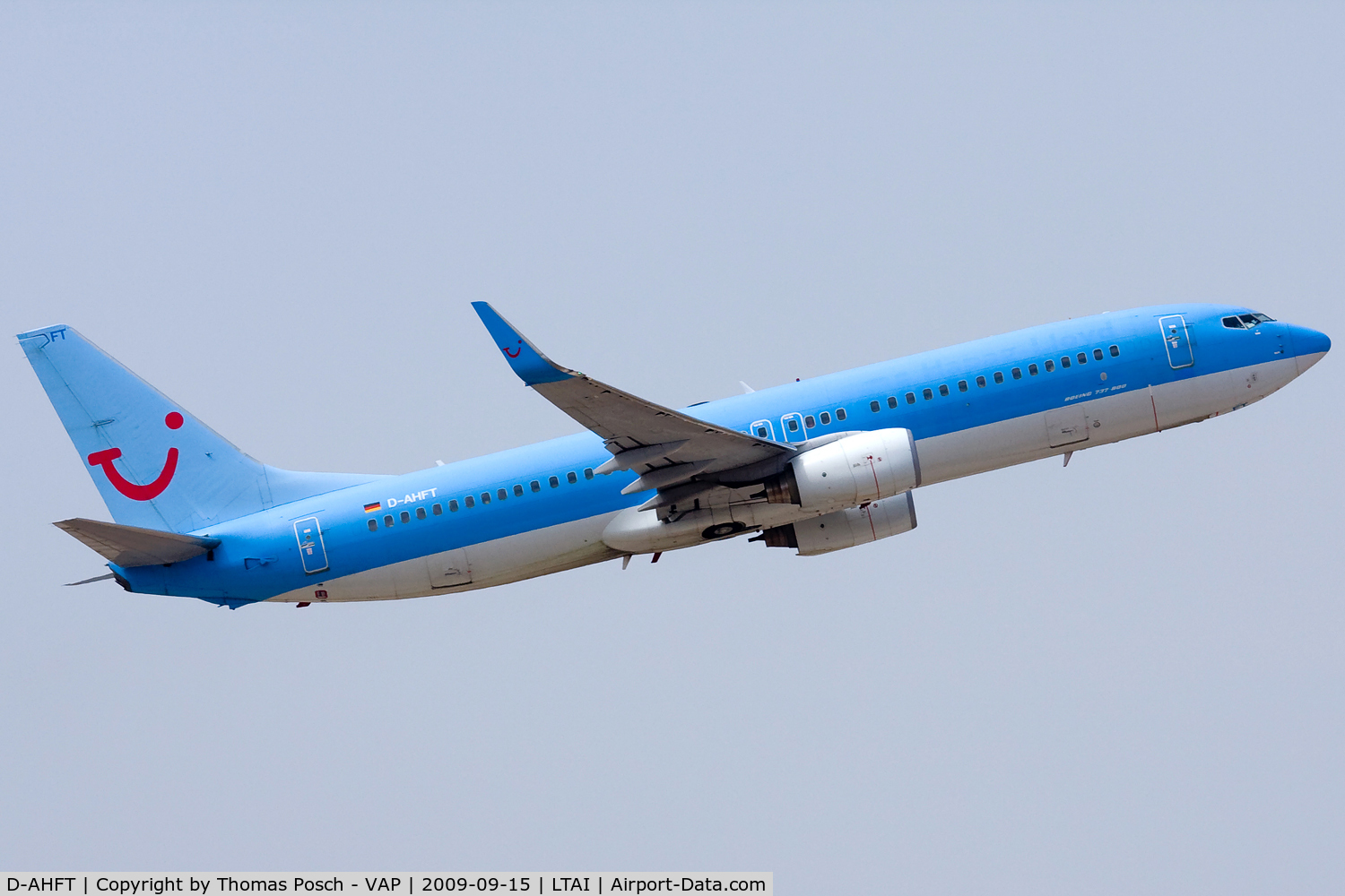 D-AHFT, 2000 Boeing 737-8K5 C/N 30413, Hapag Lloyd