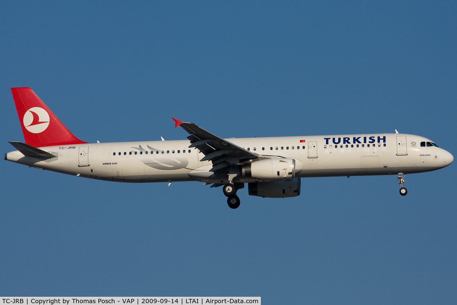 TC-JRB, 2006 Airbus A321-231 C/N 2868, Turkish Airlines