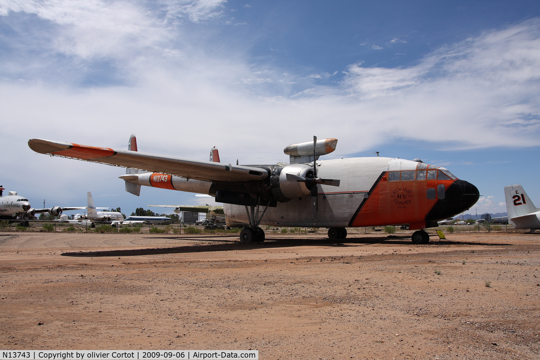 N13743, 1949 Fairchild C-119C Flying Boxcar C/N 10369, Pima Air Museum, AZ