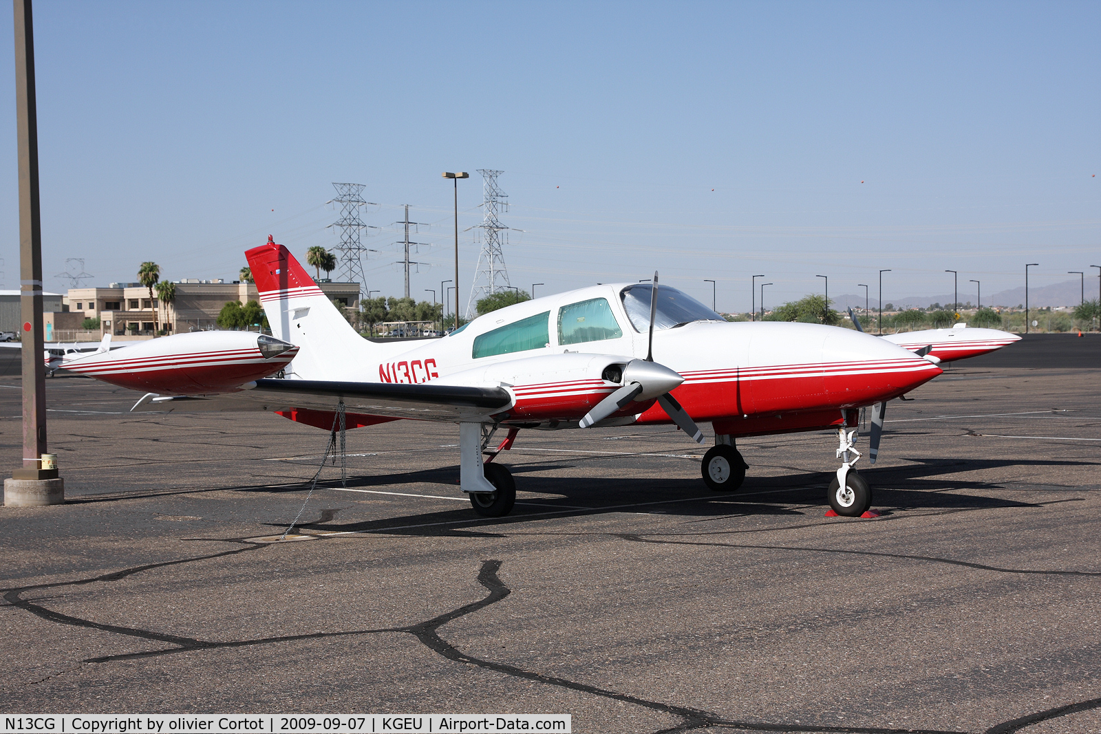 N13CG, 1974 Cessna 310R C/N 310R0115, glendale airport