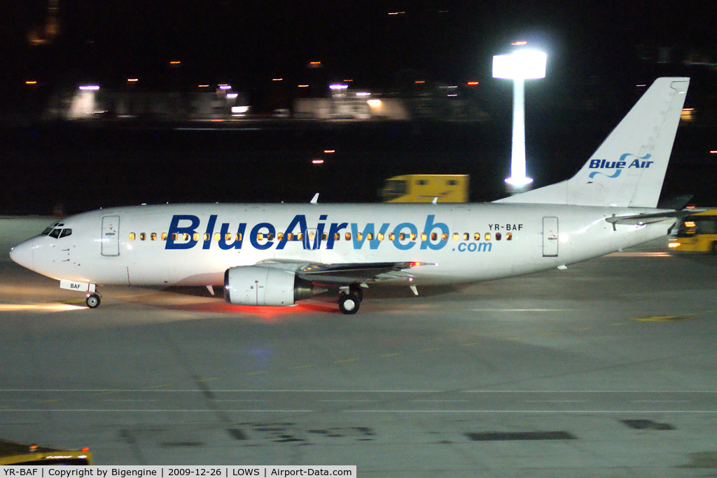 YR-BAF, 1989 Boeing 737-322 C/N 24453, Blue Air.WEB