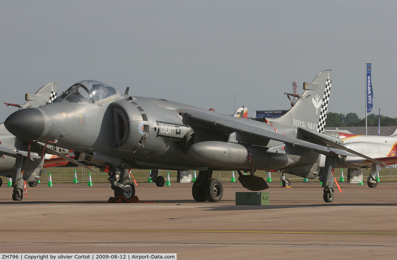 ZH796, 1995 British Aerospace Sea Harrier F/A.2 C/N NB01, On display at the RIAT 2005