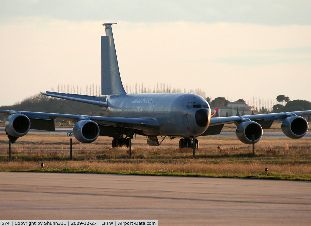 574, 1962 Boeing KC-135R Stratotanker C/N 18557, Waiting outside 'Sabena Technics'