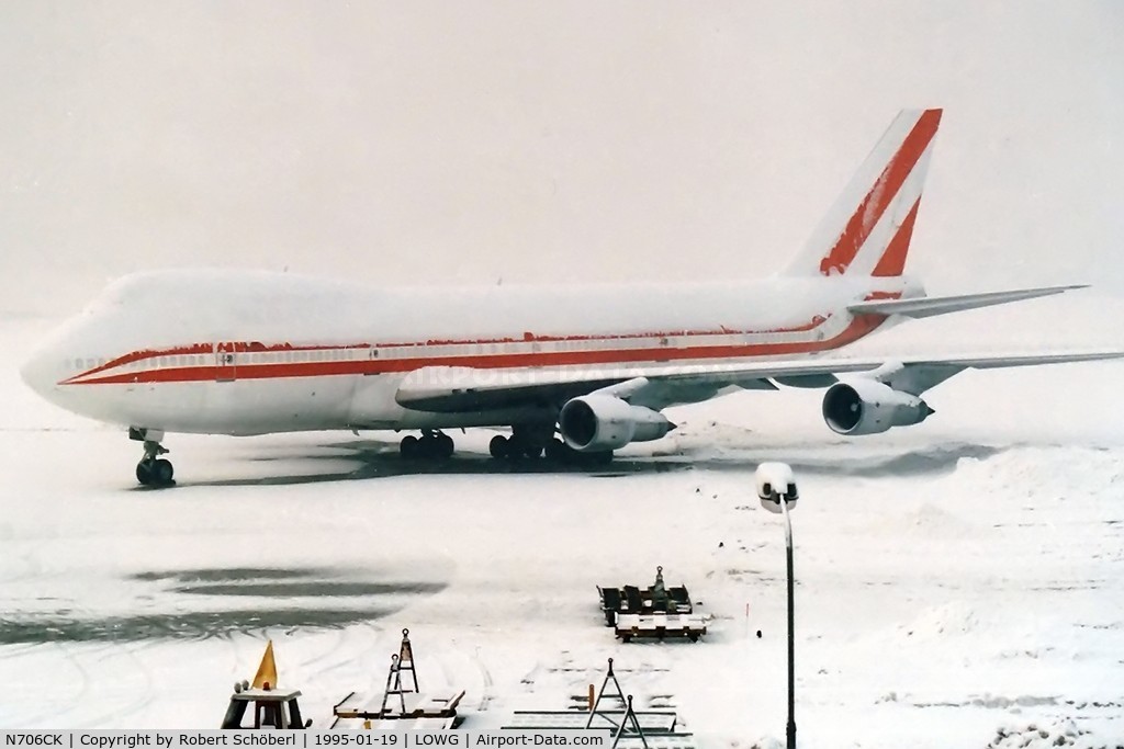 N706CK, 1971 Boeing 747-238B C/N 20010, Very special visitor @ LOWG/GRZ