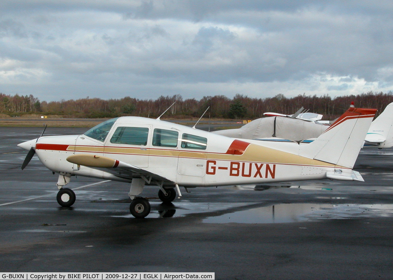 G-BUXN, 1976 Beech C23 Sundowner 180 Sundowner 180 C/N M-1752, NICE VISITING SUNDOWNER