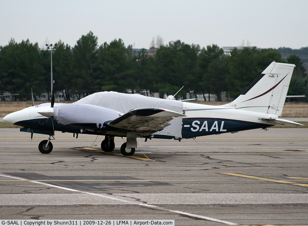 G-SAAL, 2003 Piper PA-34-220T Seneca V C/N 34-49273, Parked...
