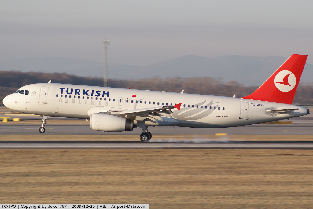 TC-JPO, 2008 Airbus A320-232 C/N 3567, Turkish Airlines Airbus A320-232