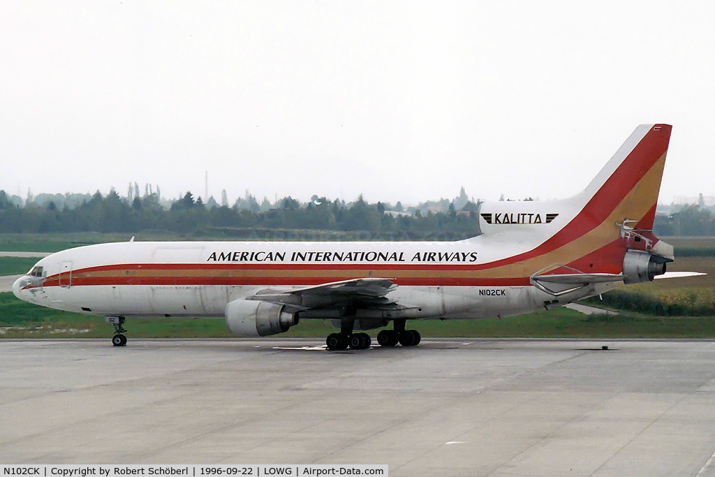 N102CK, 1980 Lockheed L-1011-200F Tristar C/N 193N-1198, Very special visitor in 1996!!