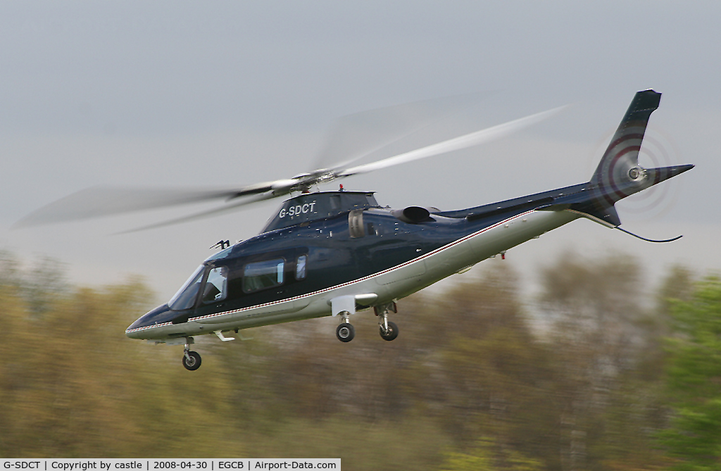 G-SDCT, 1999 Agusta A-109E Power C/N 11045, seen @ Barton