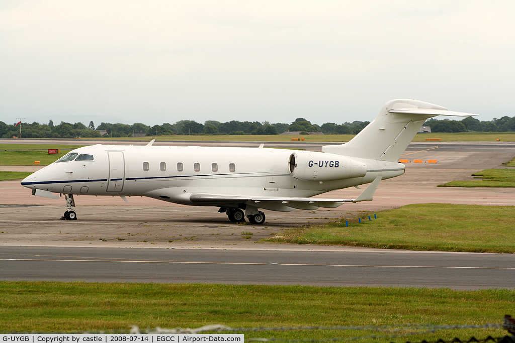 G-UYGB, 2007 Bombardier Challenger 300 (BD-100-1A10) C/N 20169, seen @ Manchester