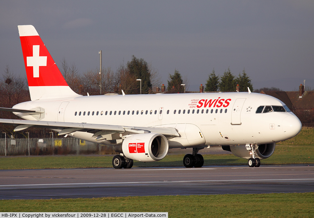 HB-IPX, 1996 Airbus A319-112 C/N 612, Swiss International Airlines