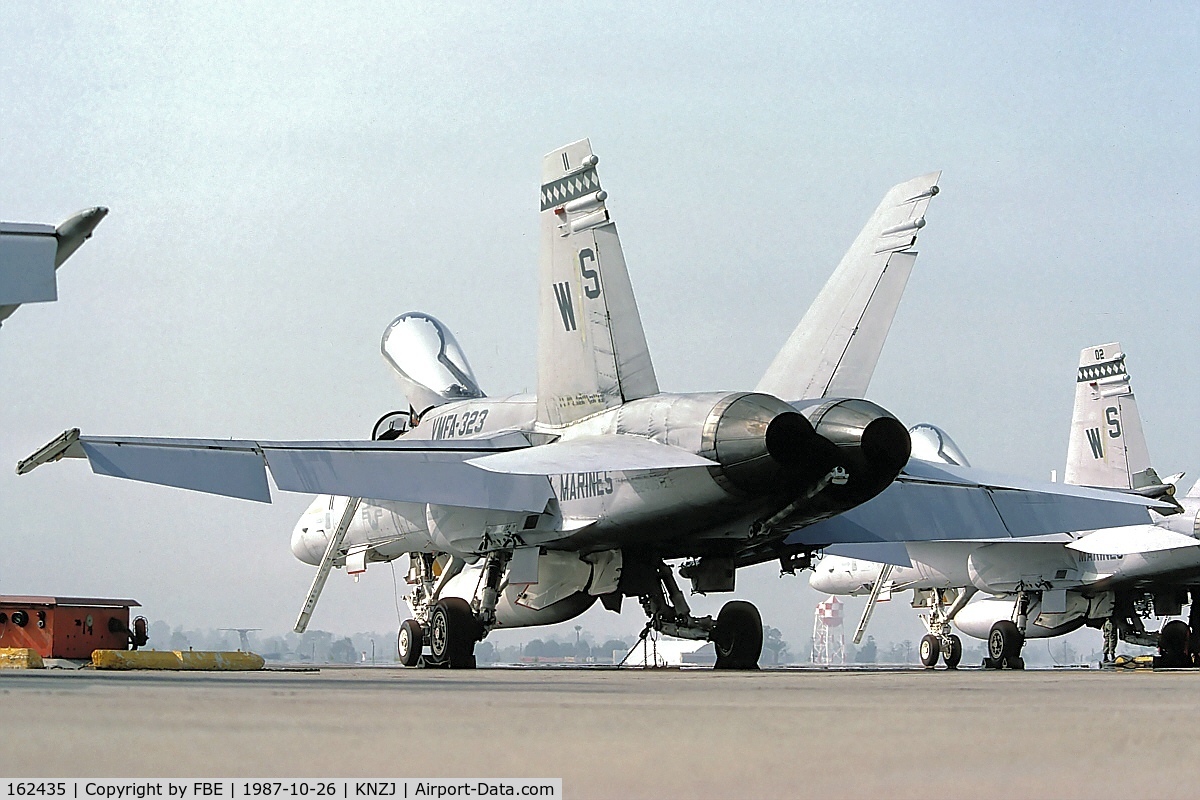 162435, McDonnell Douglas F/A-18A Hornet C/N 0278/A224, Death Rattlers Hornet at MCAS El Toro