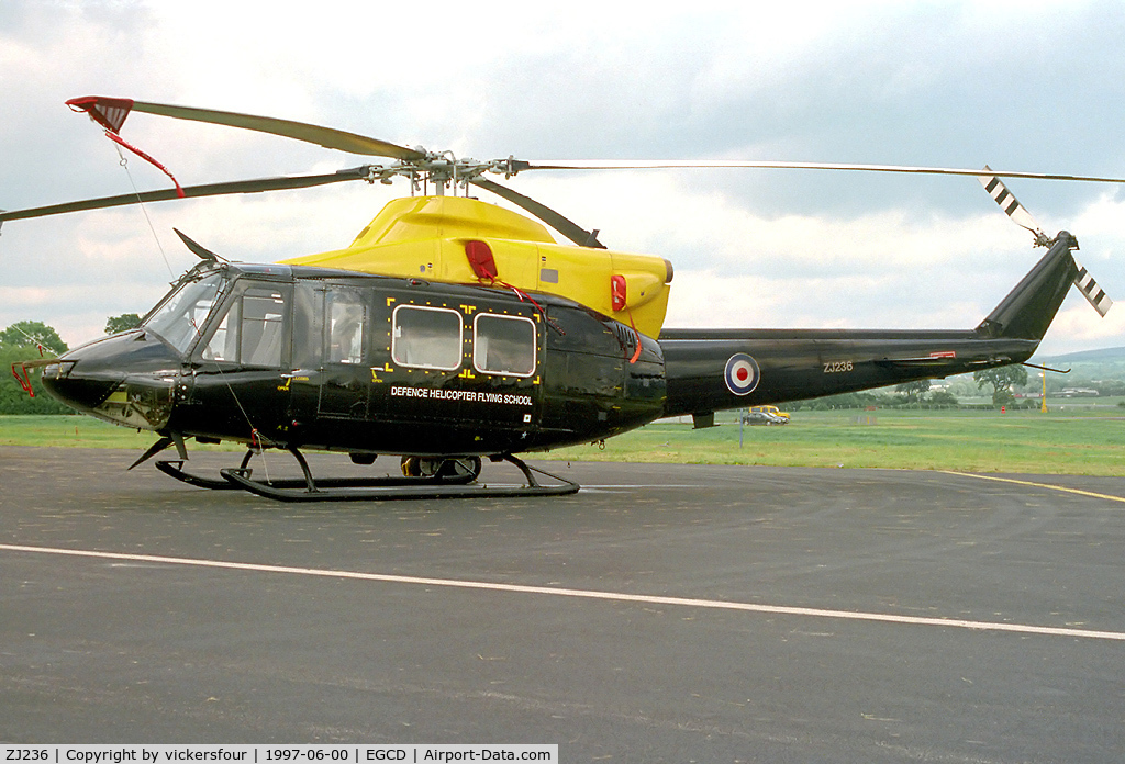 ZJ236, 1994 Bell 412EP Griffin HT1 C/N 36145, Royal Air Force Griffin HT1, operated by DHFS.