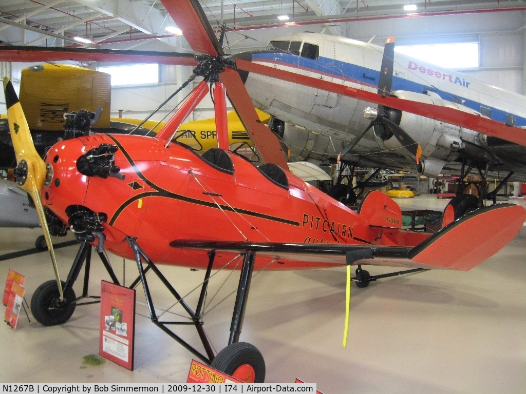 N1267B, 1932 Pitcairn PA-18 C/N G-65, On display at the Champaign Aviation Museum - Urbana, Ohio