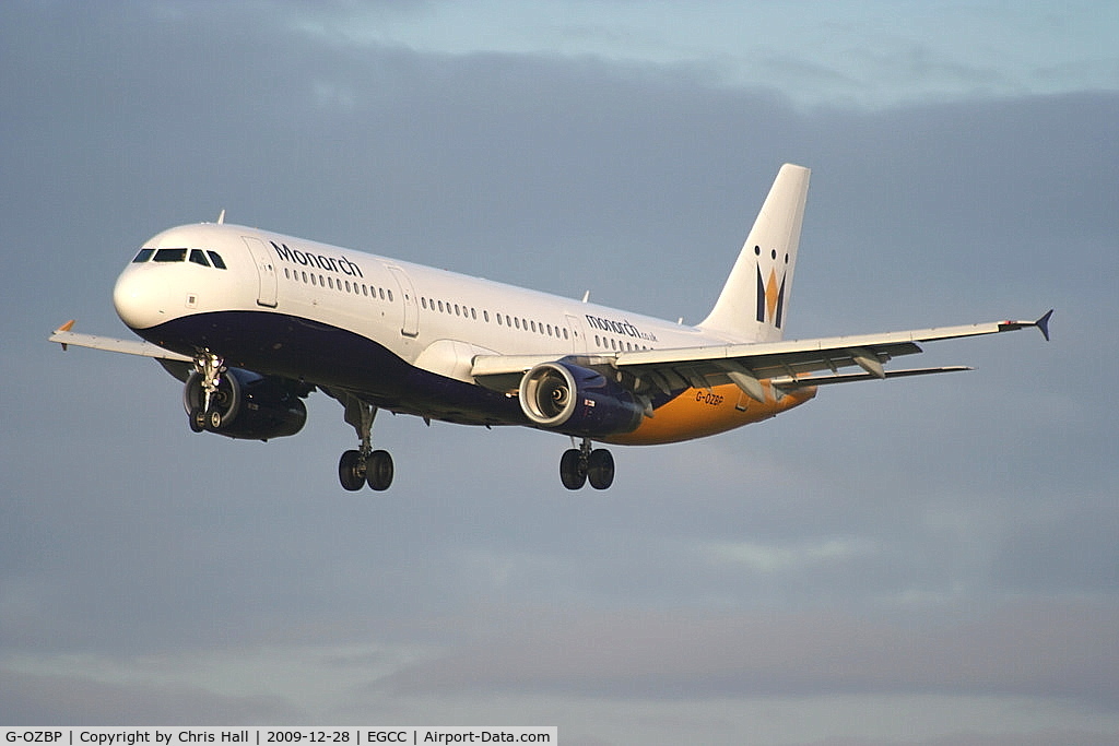 G-OZBP, 2001 Airbus A321-231 C/N 1433, Monarch Airlines