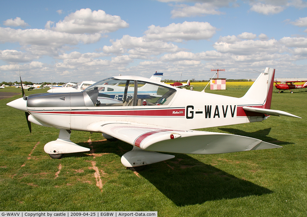 G-WAVV, 1995 Robin HR-200-120B C/N 291, seen @ Wellesbourne Mountford