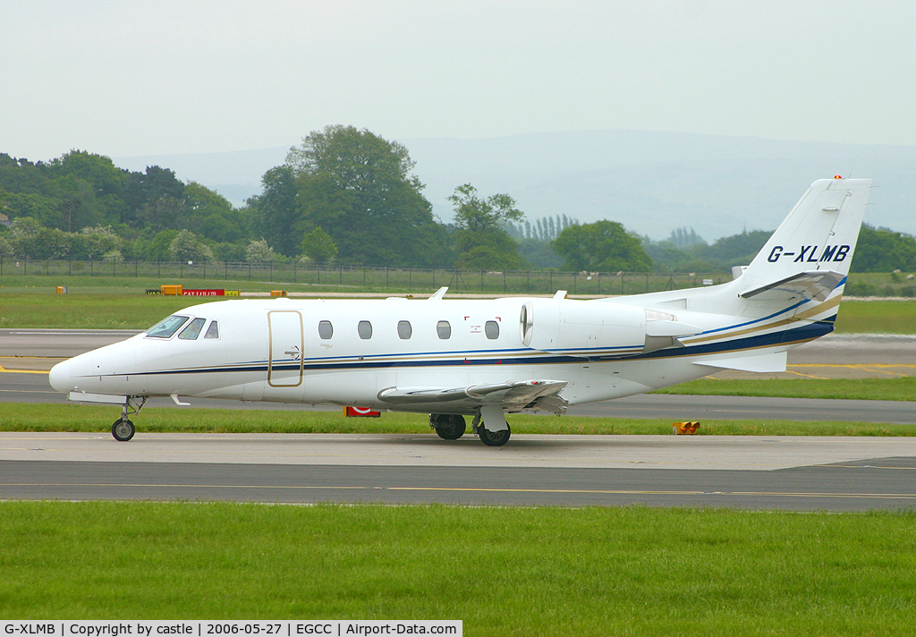 G-XLMB, 2002 Cessna 560XL Citation Excel C/N 560-5259, seen @ Manchester