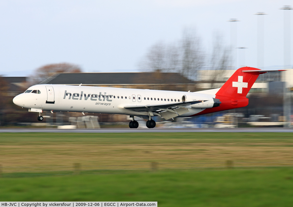 HB-JVC, 1994 Fokker 100 (F-28-0100) C/N 11501, Helvetic