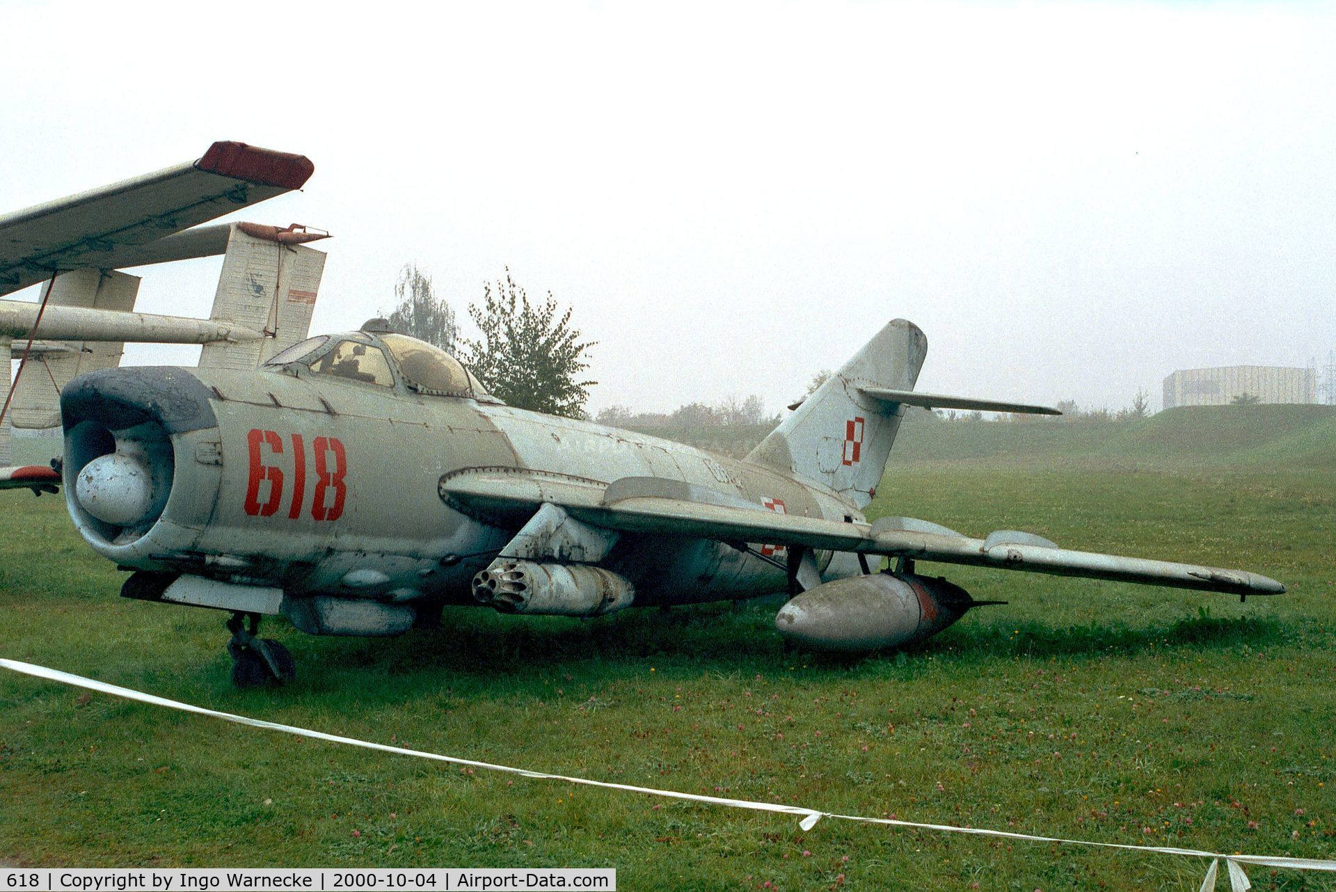 618, PZL-Mielec Lim-6MR C/N 1D 06-18, WSK LiM-6MR (MiG-17PF) FRESCO of the polish air force at the Muzeum Lotnictwa i Astronautyki, Krakow