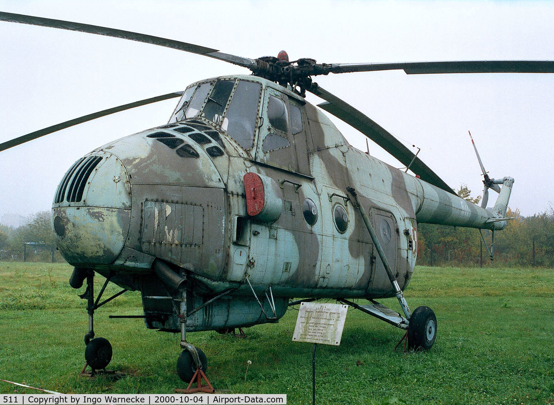 511, Mil Mi-4A C/N 15114, Mil Mi-4 HOUND at the Muzeum Lotnictwa i Astronautyki, Krakow