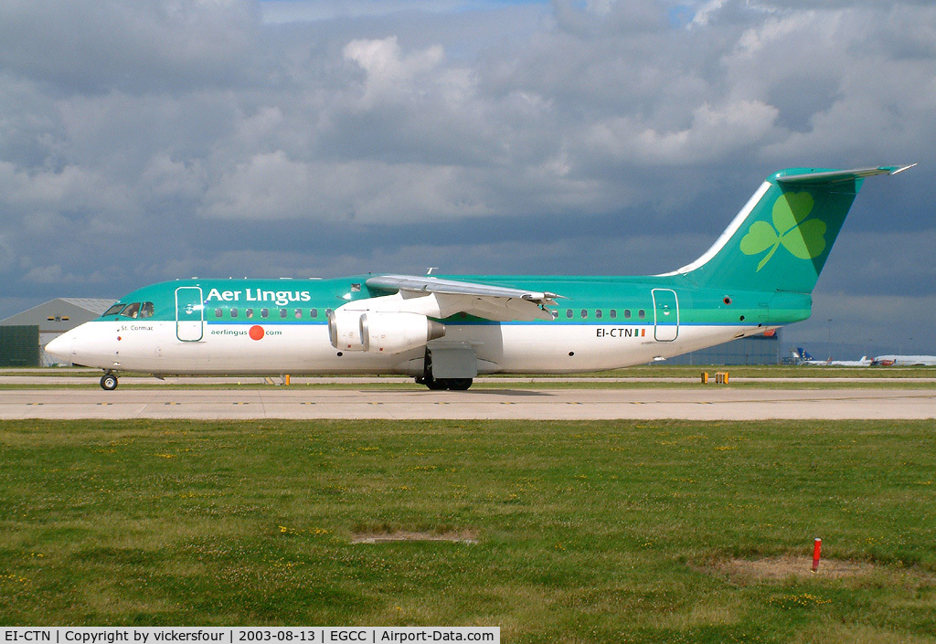 EI-CTN, 1990 British Aerospace BAe.146-300 C/N E3169, Aer Lingus BAe 146-300 (c/n E3169).