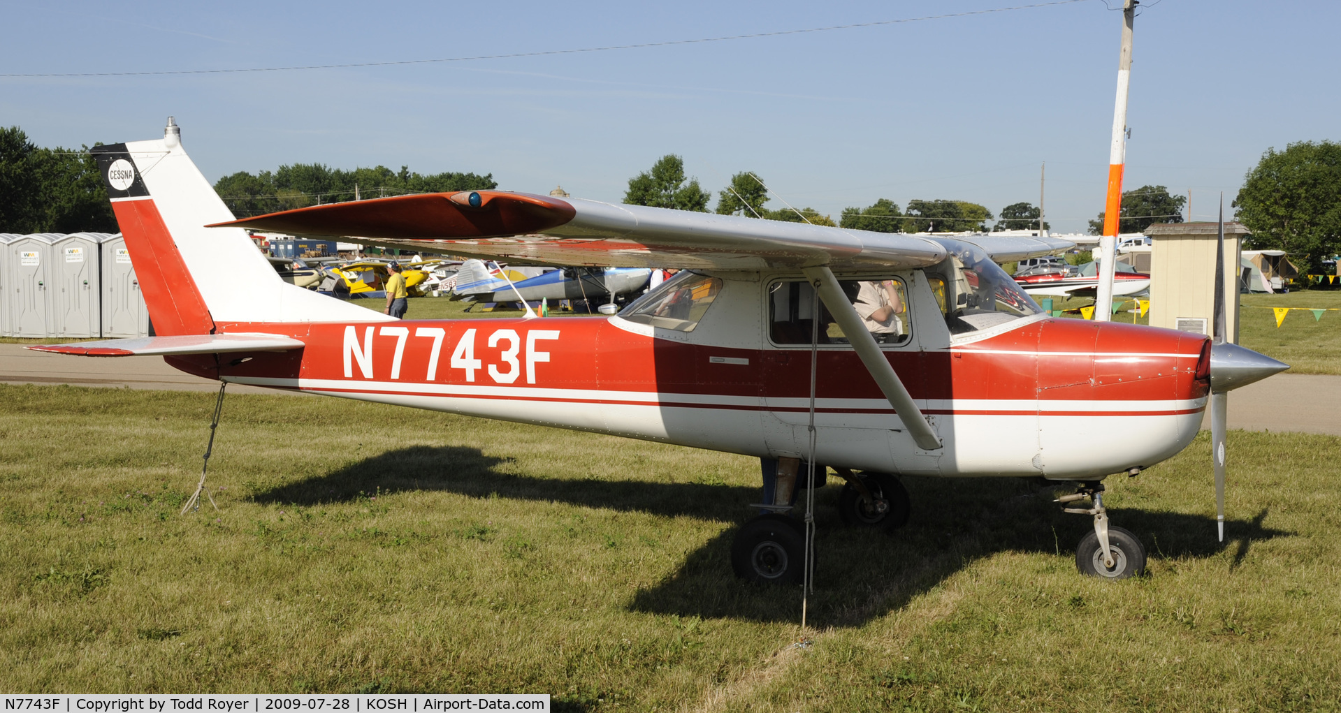 N7743F, 1966 Cessna 150F C/N 15063843, EAA AIRVENTURE 2009
