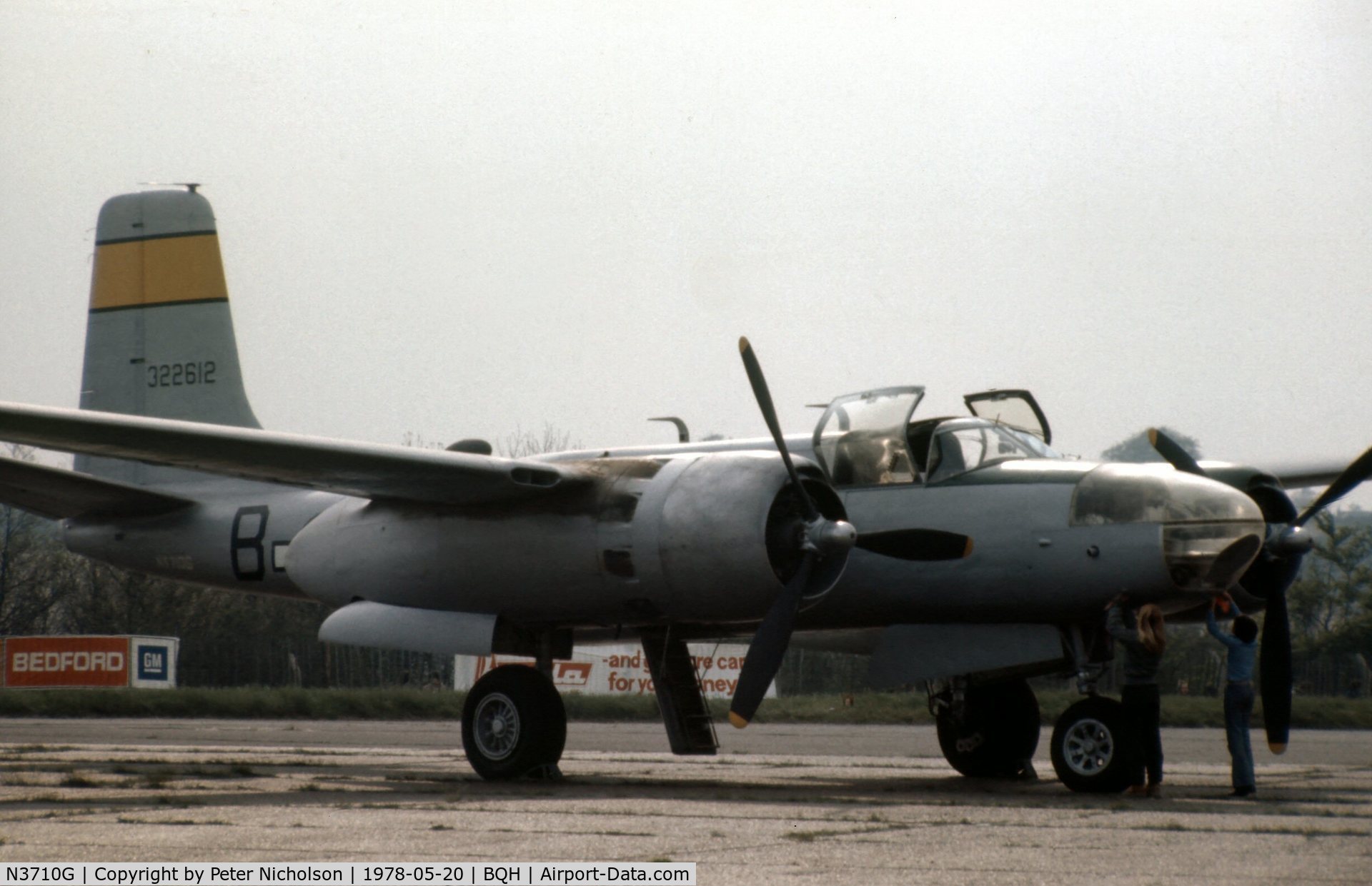 N3710G, 1943 Douglas A-26C Invader C/N 18759, Another view of the A-26C Invader at the 1978 Biggin Hill Air Fair.