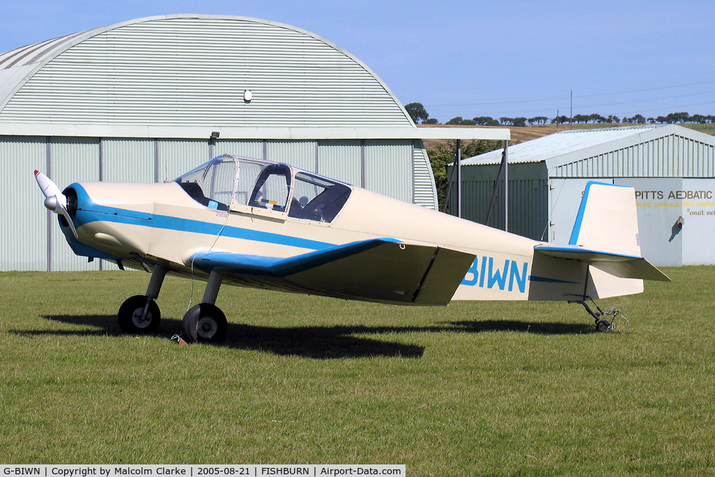 G-BIWN, 1966 Jodel D-112 C/N 1314, Jodel D-112 at Fishburn Airfield, UK in 2005.