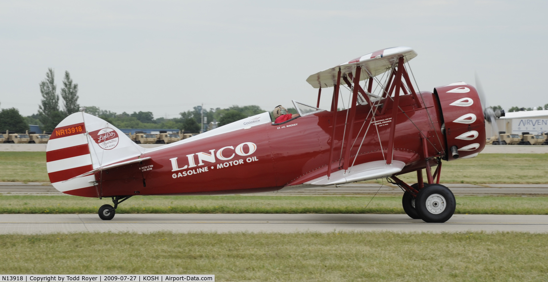 N13918, 1929 Waco ATO C/N A-118, EAA AIRVENTURE 2009