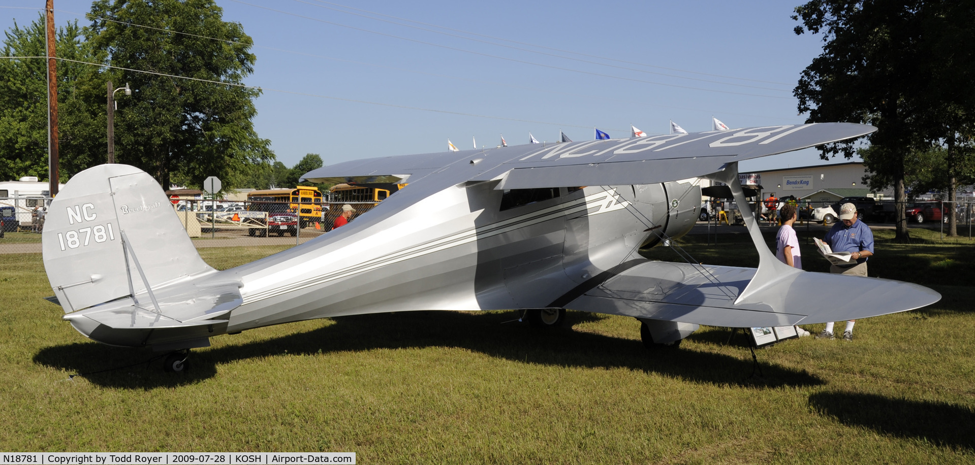 N18781, 1938 Beech F17D Staggerwing C/N 204, EAA AIRVENTURE 2009