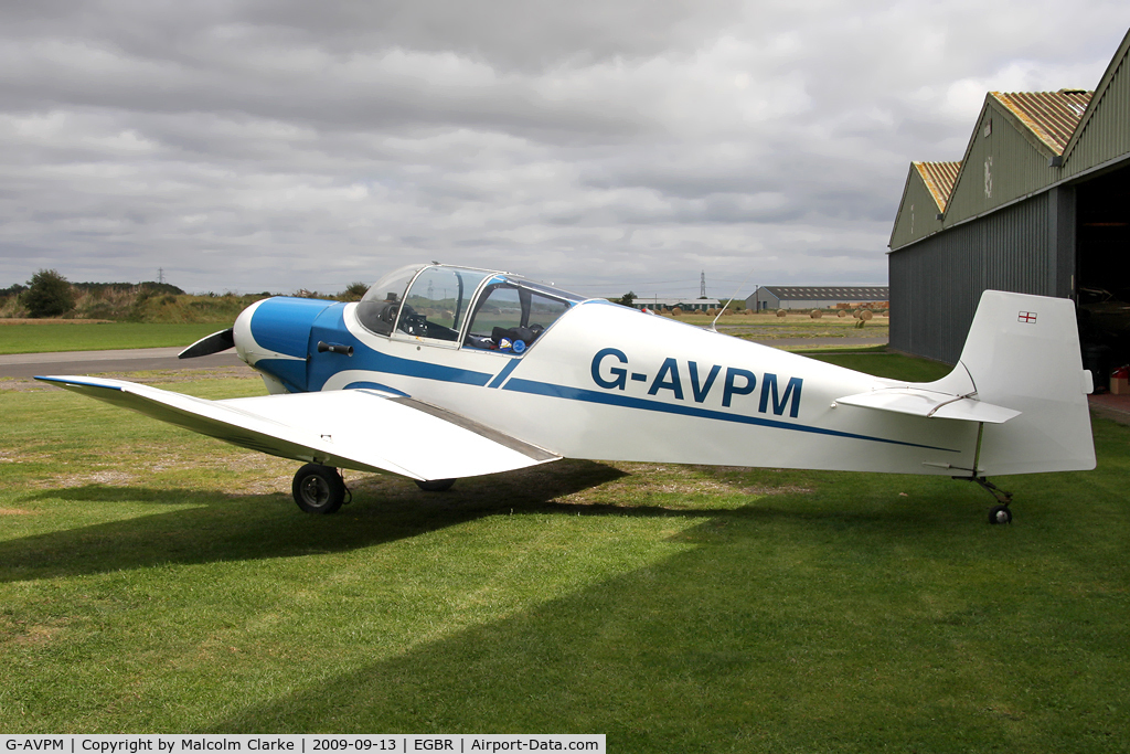 G-AVPM, 1957 SAN Jodel D-117 C/N 593, Jodel D-117 at Breighton Airfield, UK in 2009.