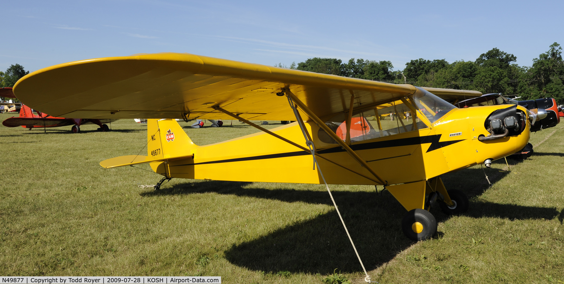 N49877, 1942 Piper J3C-65 Cub Cub C/N 10010, EAA AIRVENTURE 2009