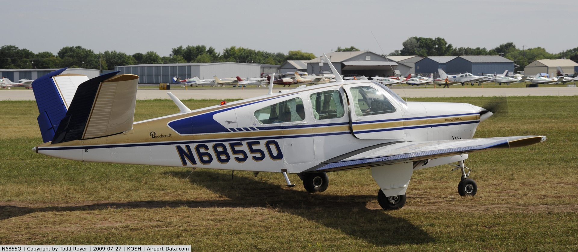 N6855Q, 1964 Beech S35 Bonanza C/N D-7464, EAA AIRVENTURE 2009
