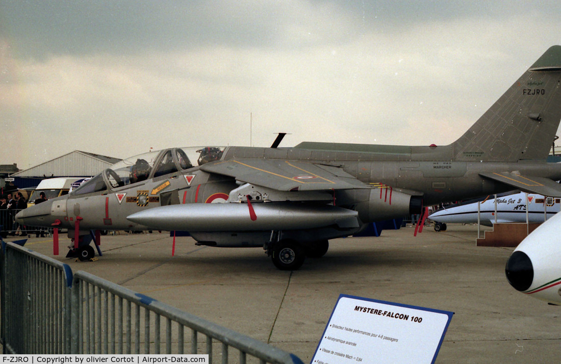 F-ZJRO, Dassault-Dornier Alpha Jet E C/N X153, Paris air show 1987