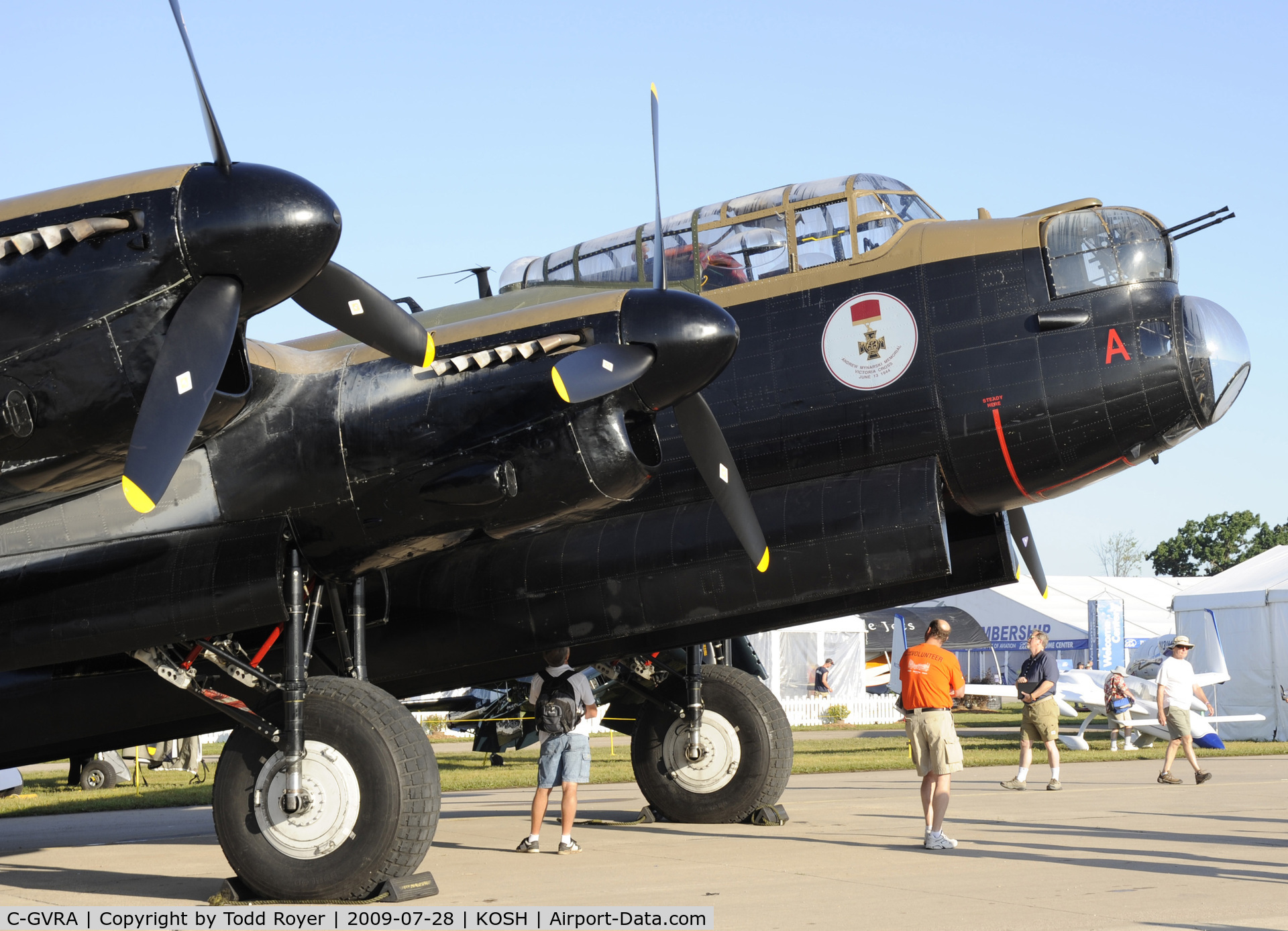 C-GVRA, 1945 Victory Aircraft Avro 683 Lancaster BX C/N FM 213 (3414), EAA AIRVENTURE 2009