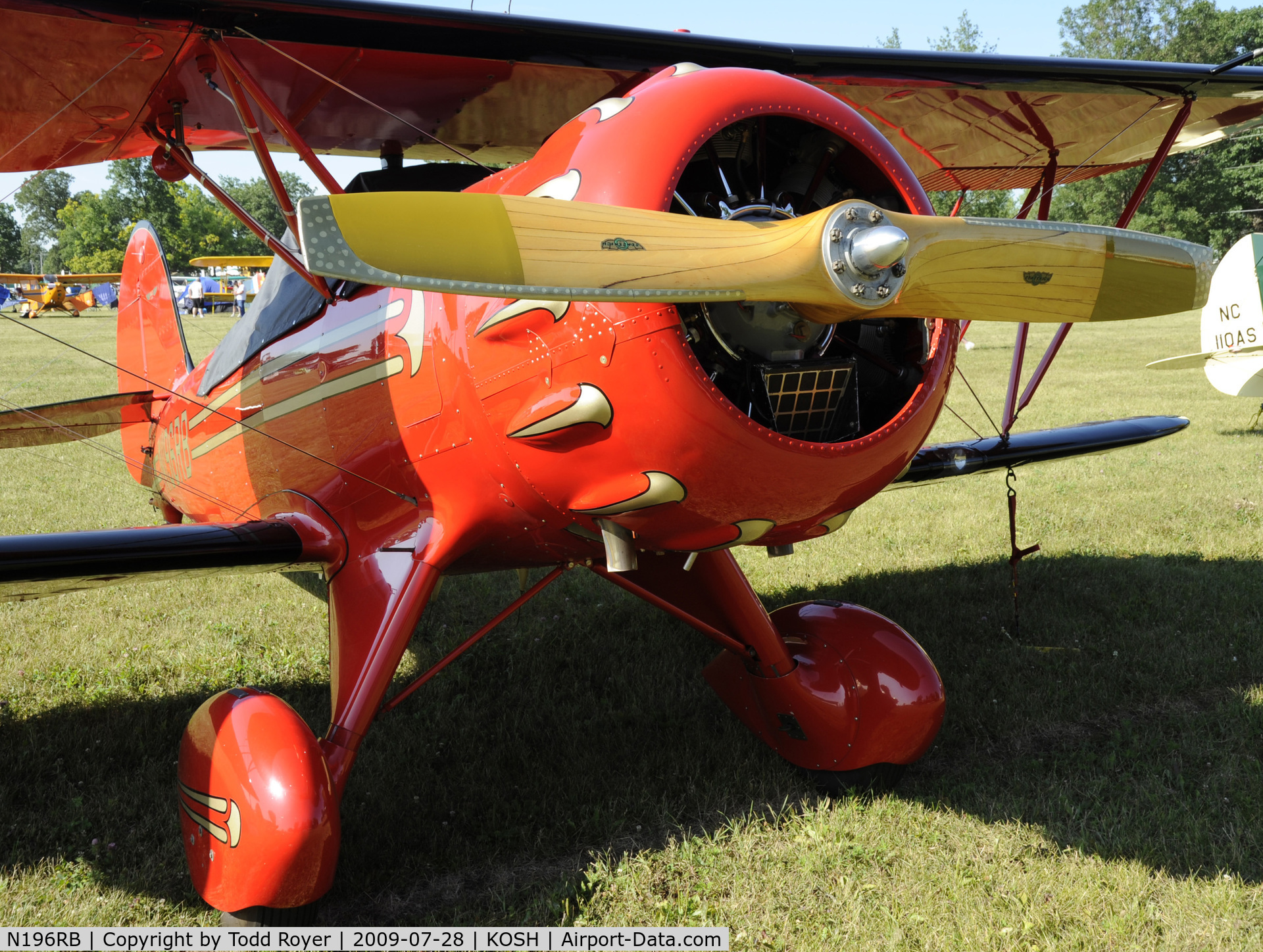 N196RB, 1996 Waco YMF C/N F5C-071, EAA AIRVENTURE 2009