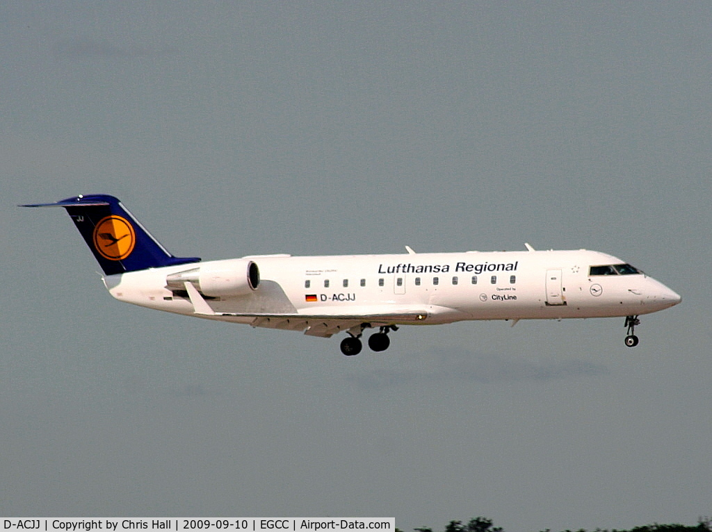 D-ACJJ, 1998 Canadair CRJ-100LR (CL-600-2B19) C/N 7298, Lufthansa Regional operated by CityLine